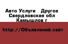 Авто Услуги - Другое. Свердловская обл.,Камышлов г.